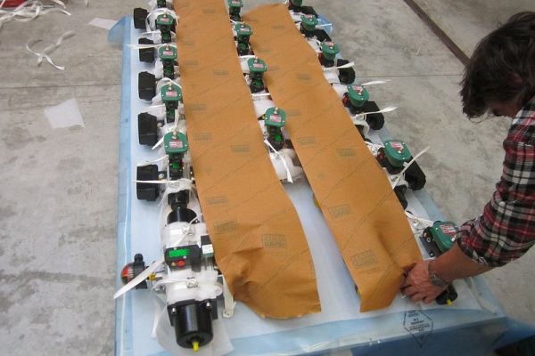 Exportní (zámořské) balení armatur